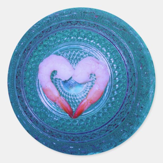 エビと言う人 ラウンドシール (正面)