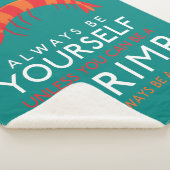 エビになれない限り、いつも自分でいなさい シェルパブランケット (3/4)