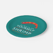 エビになれない限り、いつも自分でいなさい ペーパープレート (アングル)