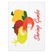 エビのオクラ テーブルクロス (正面)