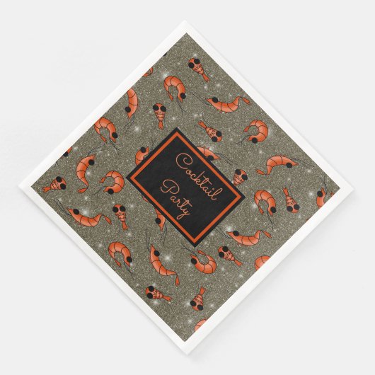 エビのカクテルパーティーザプレイスナプキンス (コーナー)