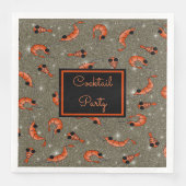 エビのカクテルパーティーザプレイスナプキンス (正面)