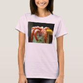 エビのカクテルレモンレタスのシーフード Tシャツ (正面)