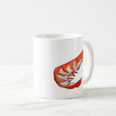 エビのシーフードキッチアート コーヒーマグカップ (正面右)