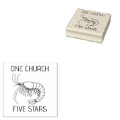 エビのスタンプ ラバースタンプ (押印)