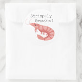 エビのステッ素晴らしカー ラウンドシール (バッグ)