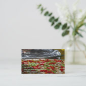 エビのパエリヤ鍋 名刺 (スタンド正面)