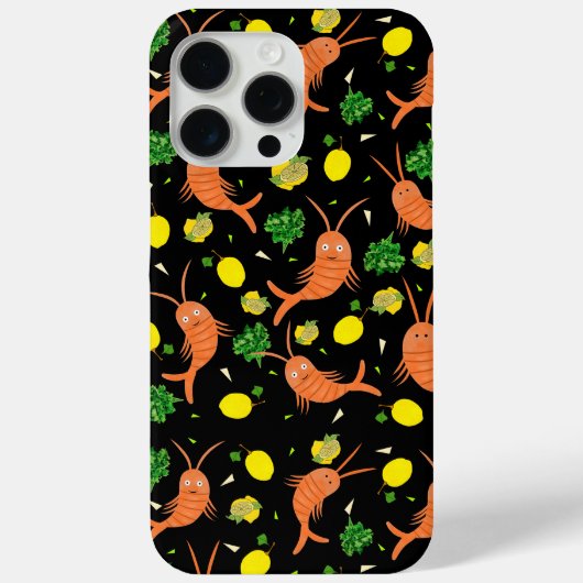 エビのパターン Case-Mate iPhoneケース (裏面)