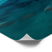 エビのボートが沈む ポスター (角)