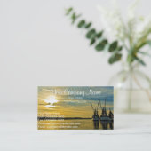 エビのボートのトロール船の名刺 名刺 (スタンド正面)