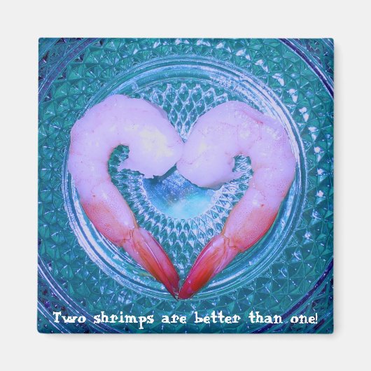 エビのマグネット2個 マグネット (正面)