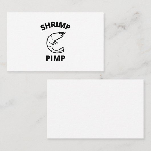 エビの売春あっせん業者 名刺 (正面/裏面)