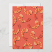 エビの子供の誕生日パーティー 招待状 (裏面)