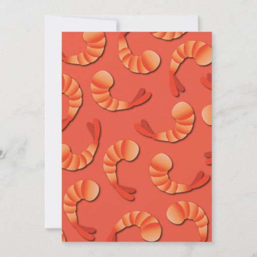 エビの子供の誕生日パーティー 招待状 (裏面)