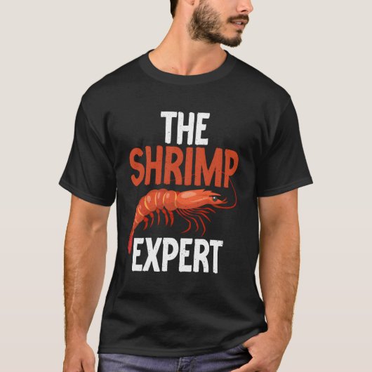 エビの専門家 Tシャツ (正面)