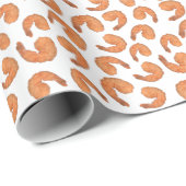 エビの揚げ模様 ラッピングペーパー (ロールコーナー)