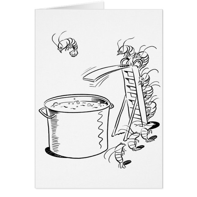 エビの沸騰カード (正面)