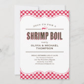 エビの煮沸招待状 招待状 (正面)