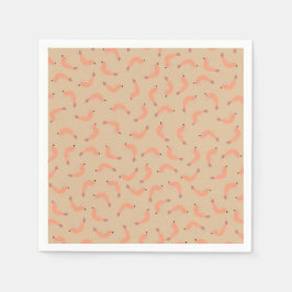 エビの赤ちゃんシャワー スタンダードカクテルナプキン