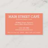 エビエビえび天日本のぷら料理 名刺 (裏面)