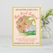 エビパッドタイヌードル食品フェスティバル店 招待状 (スタンド正面)