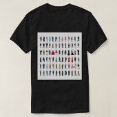エビビビビラネルファッションのバージョン7を表示 Tシャツ (デザイン正面)
