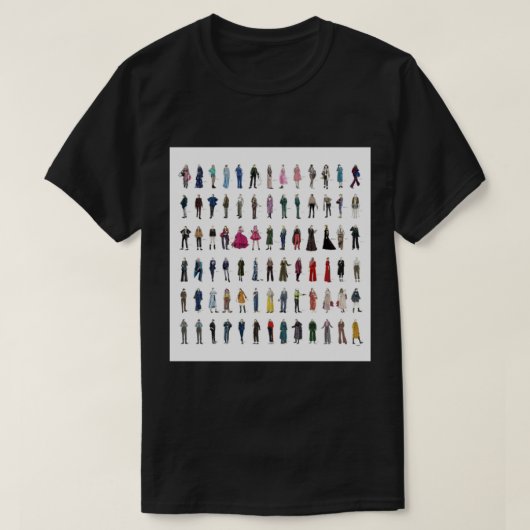 エビビビビラネルファッションのバージョン7を表示 Tシャツ (デザイン正面)