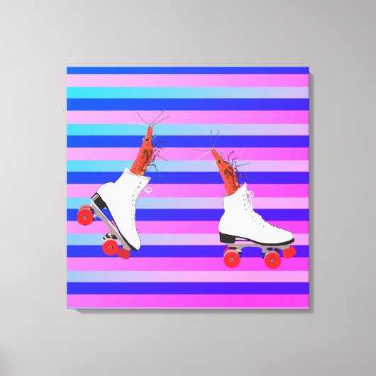 エビファンキーウォールアート キャンバスプリント (正面)