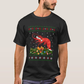 エビフィッシュサンタ 丑いエビ Tシャツ