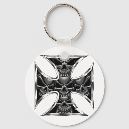 エビルアイアンクロス キーホルダー (正面)