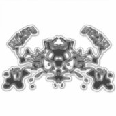 エビルカニ6 シール (正面)