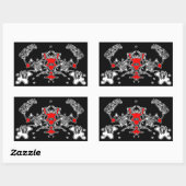 エビルカニ7 長方形シール (シート)