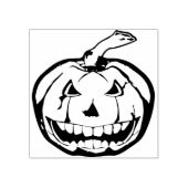 エビルカボチャイラストレーションアートスタンプ ラバースタンプ (インプリント)