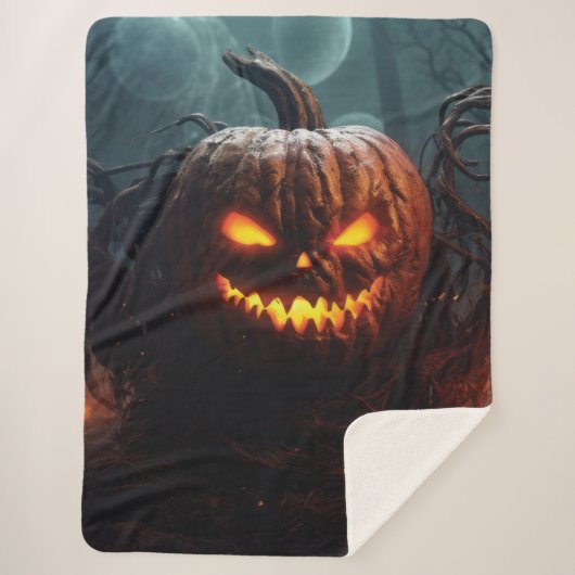 エビルカボチャ シェルパブランケット (正面)