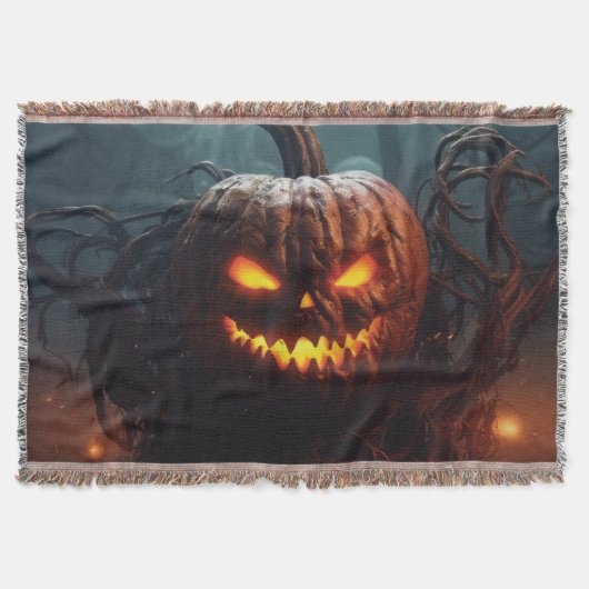 エビルカボチャ スローブランケット (正面)