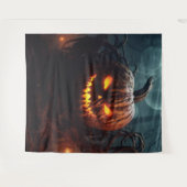 エビルカボチャ タペストリー (正面(横))