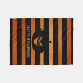 エビルカボチャ フリースブランケット (正面(横))