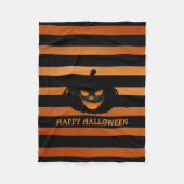 エビルカボチャ フリースブランケット (正面)