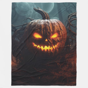 エビルカボチャ フリースブランケット
