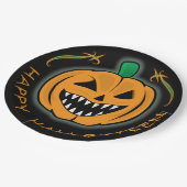 エビルカボチャ ペーパープレート (アングル)