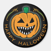 エビルカボチャ マグネット (正面)