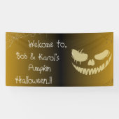 エビルパンプキンスマイルハローウィンパーティ 横断幕 (横)