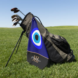 エビル・アイ・タリスマン・アラビア・アミュレット/トルコ語（ギリシャ）  ゴルフタオル