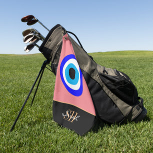 エビル・アイ・タリスマン・アラビア・アミュレット/トルコ語（ギリシャ ゴルフタオル