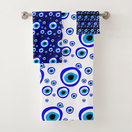 エビル・アイ・タリスマン・アラビア・アミュレット/トルコ語（ギリシャ）  バスタオルセット (インサイチュ)