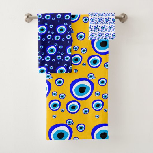 エビル・アイ・タリスマン・アラビア・アミュレット/トルコ語（ギリシャ）  バスタオルセット (インサイチュ)