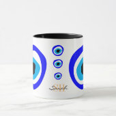 エビル・アイ・タリスマン・アラビア・アミュレット/トルコ語(ギリシャ) マグカップ (中央)