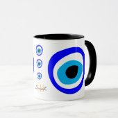 エビル・アイ・タリスマン・アラビア・アミュレット/トルコ語(ギリシャ) マグカップ (正面右)