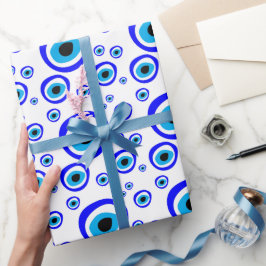 エビル・アイ・タリスマン・アラビア・アミュレット/トルコ語（ギリシャ）  ラッピングペーパー