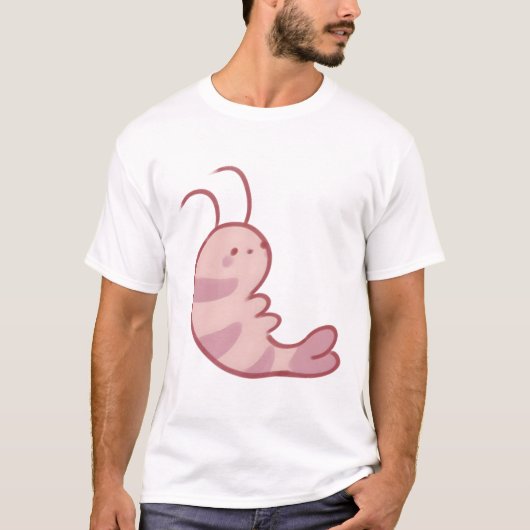 エビ動物魔法 Tシャツ (正面)